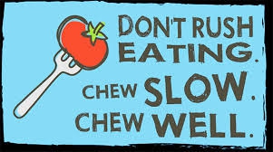 eet niet te snel!