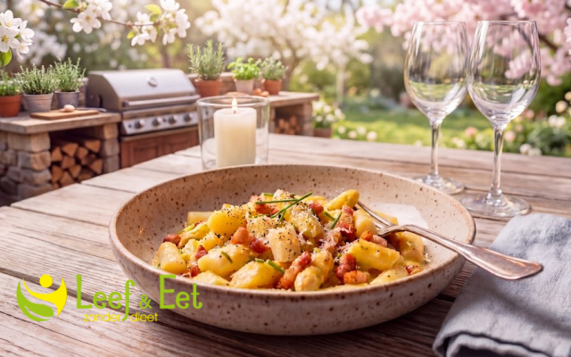 asperges carbonara ned